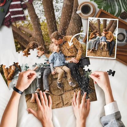 Custom Puzzle From Photo - Personalized Jigsaw Puzzles With Picture  Ezcustomize