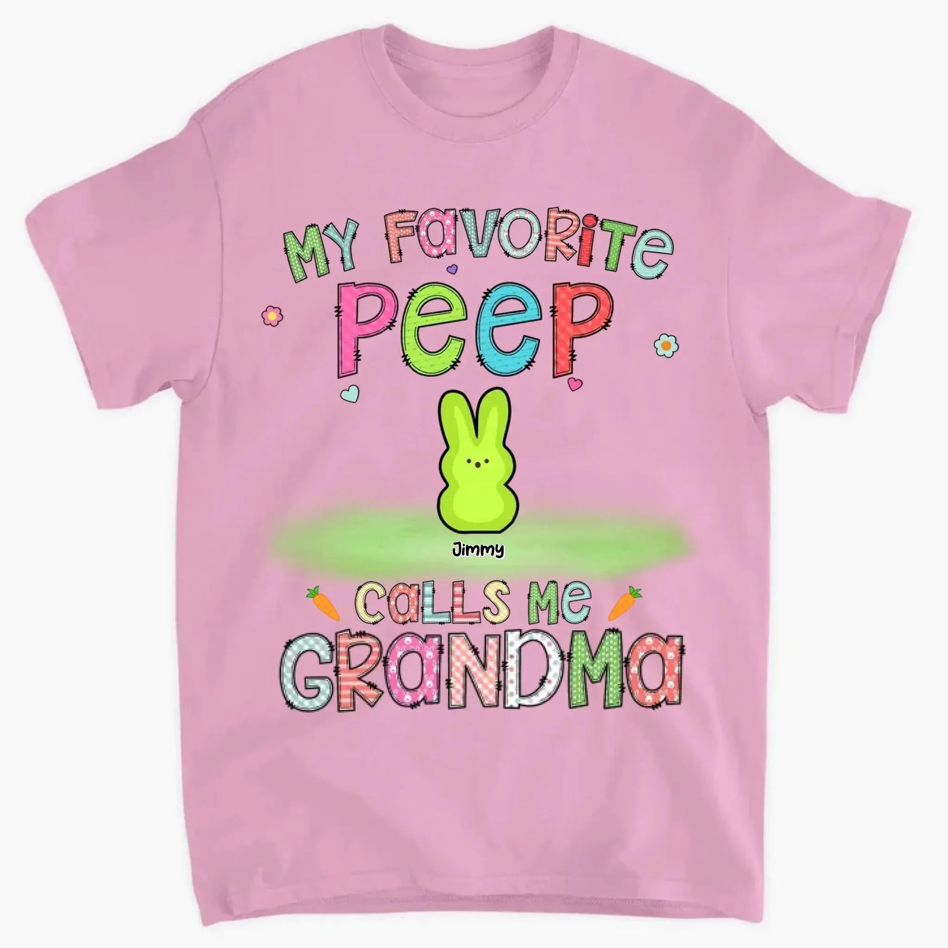 Custom "Grandma’s Easter Peeps" Shirt – Personalized Easter Gift for Grandma  Ezcustomize