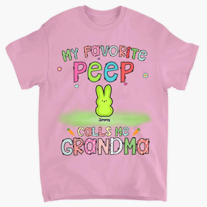 Custom "Grandma’s Easter Peeps" Shirt – Personalized Easter Gift for Grandma  Ezcustomize
