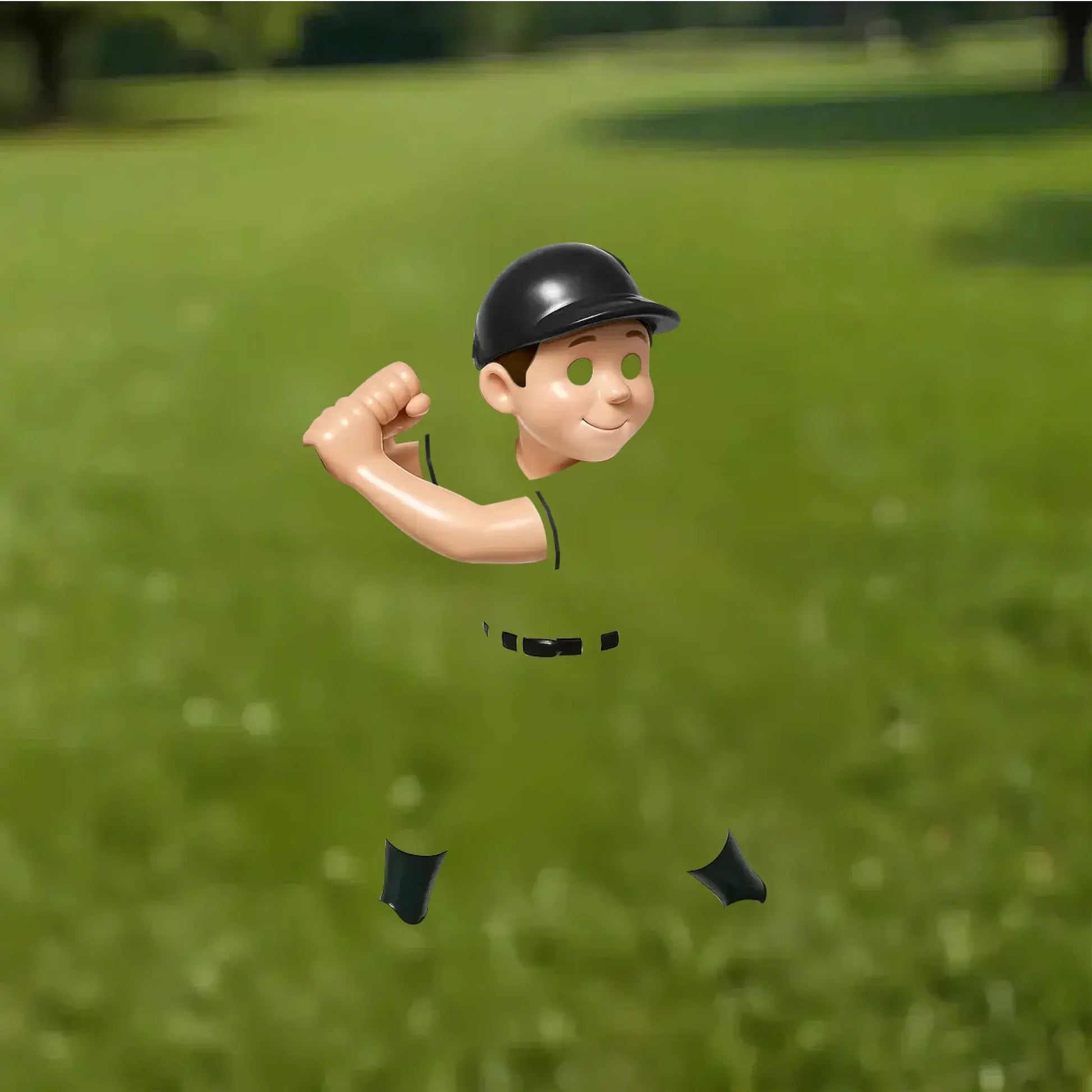 Cute Baseball Player 3D Effect – Personalized Acrylic Flat Ornament – Unique Christmas Gift for Son, Daughter, Grandson, or Granddaughter  Ezcustomize