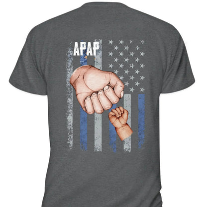Dad & Grandkids Fist Bump Shirt – Personalized Grandpa Shirt with Custom Hand Names – 4th of July Gift for Dad  Ezcustomize