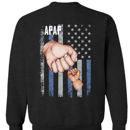 Dad & Grandkids Fist Bump Shirt – Personalized Grandpa Shirt with Custom Hand Names – 4th of July Gift for Dad  Ezcustomize