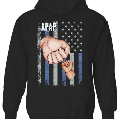 Dad & Grandkids Fist Bump Shirt – Personalized Grandpa Shirt with Custom Hand Names – 4th of July Gift for Dad  Ezcustomize
