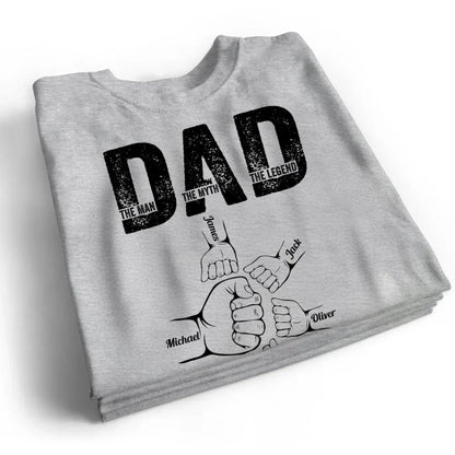 Dad: The Man, The Myth, The Legend – Personalized T-Shirt – Custom Father’s Day Gift for Dad, Papa, or Husband  Ezcustomize