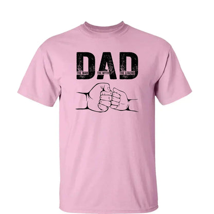 Dad: The Man, The Myth, The Legend – Personalized T-Shirt – Custom Father’s Day Gift for Dad, Papa, or Husband  Ezcustomize