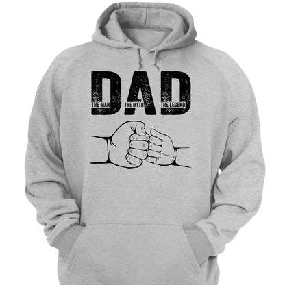 Dad: The Man, The Myth, The Legend – Personalized T-Shirt – Custom Father’s Day Gift for Dad, Papa, or Husband  Ezcustomize