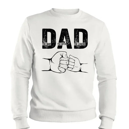 Dad: The Man, The Myth, The Legend – Personalized T-Shirt – Custom Father’s Day Gift for Dad, Papa, or Husband  Ezcustomize
