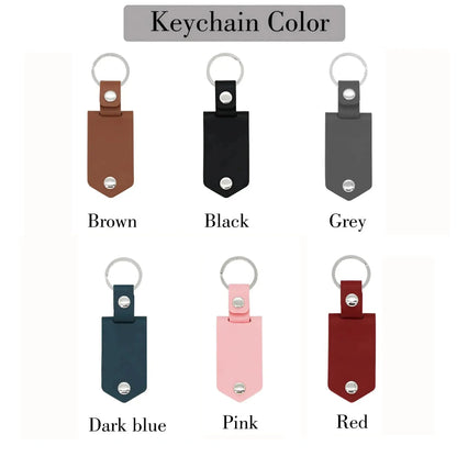 Daddy Can’t Wait to Meet You Keychain – Personalized Leather Photo Gift – Custom Keepsake from Baby Bump for New Dad  Ezcustomize