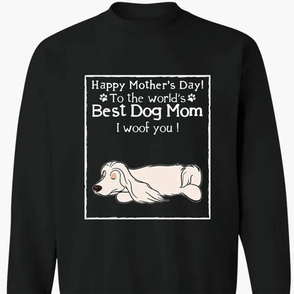 Dog Mom Classic Tee – Personalized Dog-Themed T-Shirt – Custom Gift for Pet Lovers, Dog Moms & Fur Baby Parents  Ezcustomize