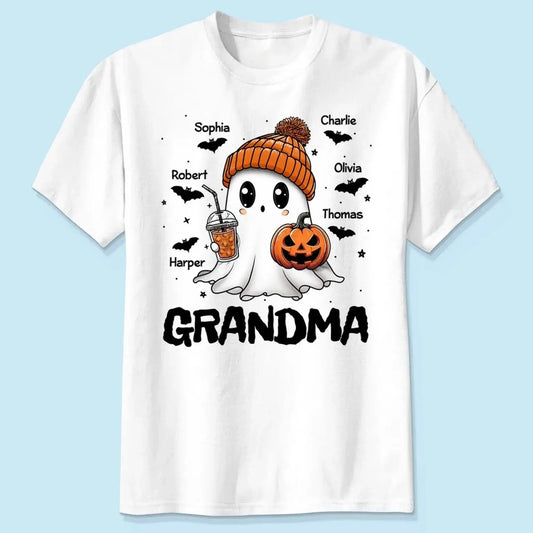 Fall Season Halloween Boo Design – Personalized Shirt – Fun Custom Gift for Spooky Season, Halloween Parties & Autumn Lovers  Ezcustomize
