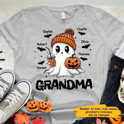Fall Season Halloween Boo Design – Personalized Shirt – Fun Custom Gift for Spooky Season, Halloween Parties & Autumn Lovers  Ezcustomize