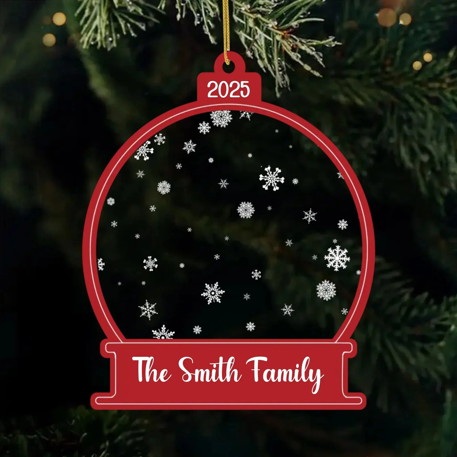 Family Crossword Keepsake – Personalized Acrylic Ornament – Perfect Christmas Gift for Family & Friends  Ezcustomize