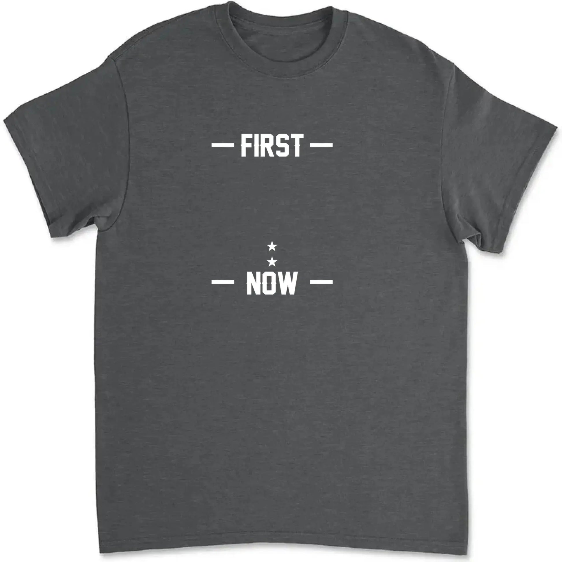 First Dad Now Papa Shirt – Custom Patriotic T-Shirt for Grandpa, American Flag Family Shirt with Names  Ezcustomize