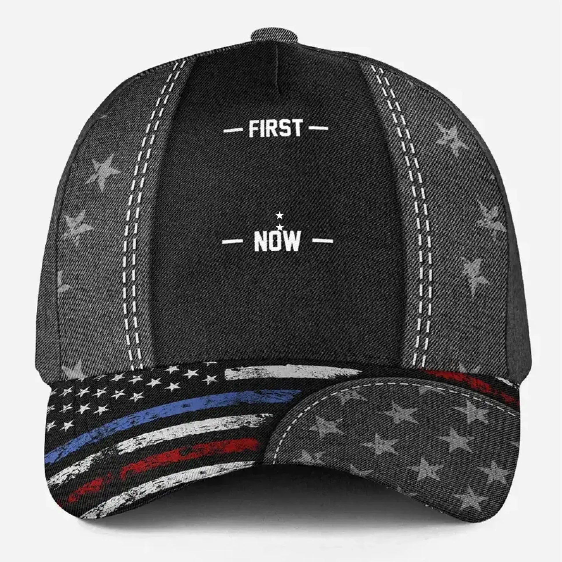First Dad Now Papa – Personalized Custom Classic Cap Hat – Gift for Dad/Papa/Grandpa  Ezcustomize