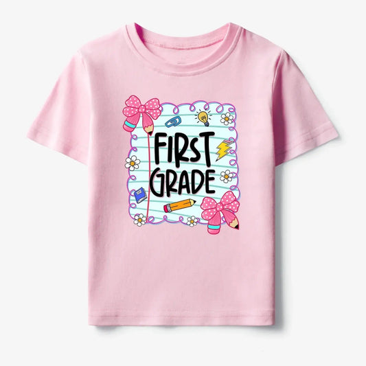 First Day of School Design – Personalized Shirt for Kids – Custom Back-to-School Gift for Students, Preschoolers & Little Learners  Ezcustomize