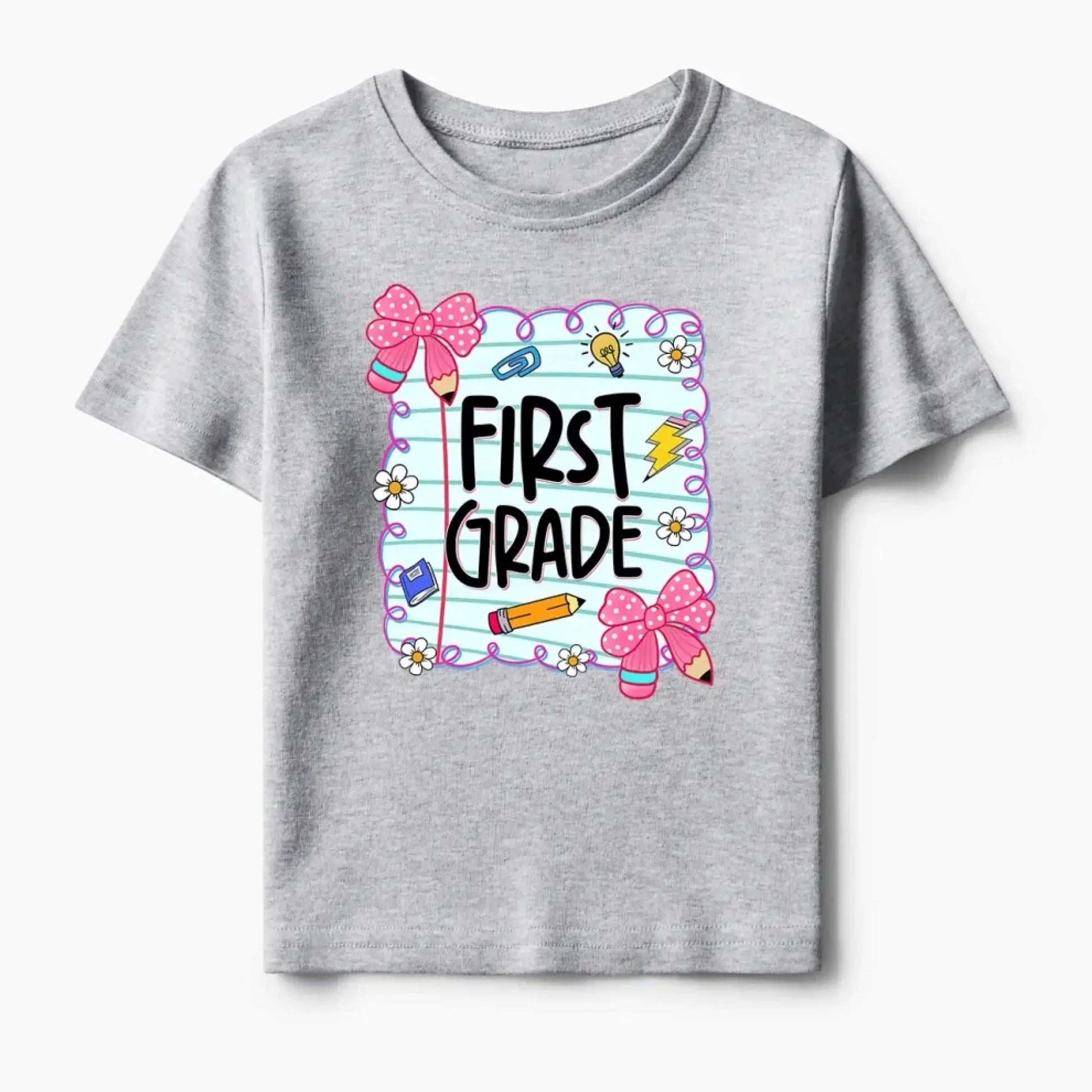 First Day of School Design – Personalized Shirt for Kids – Custom Back-to-School Gift for Students, Preschoolers & Little Learners  Ezcustomize