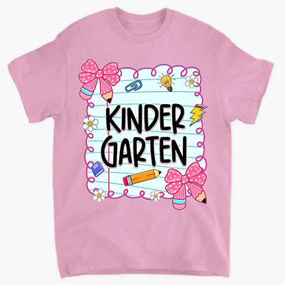 First Day of School Design – Personalized Shirt for Kids – Custom Back-to-School Gift for Students, Preschoolers & Little Learners  Ezcustomize