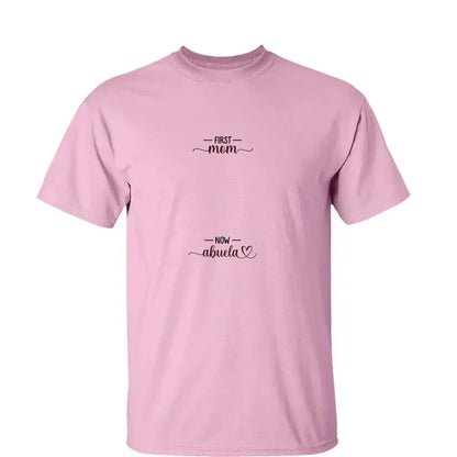First Mom Now Grandma – Personalized Custom Shirt, Thoughtful Gift for Moms Turned Grandmas  Ezcustomize