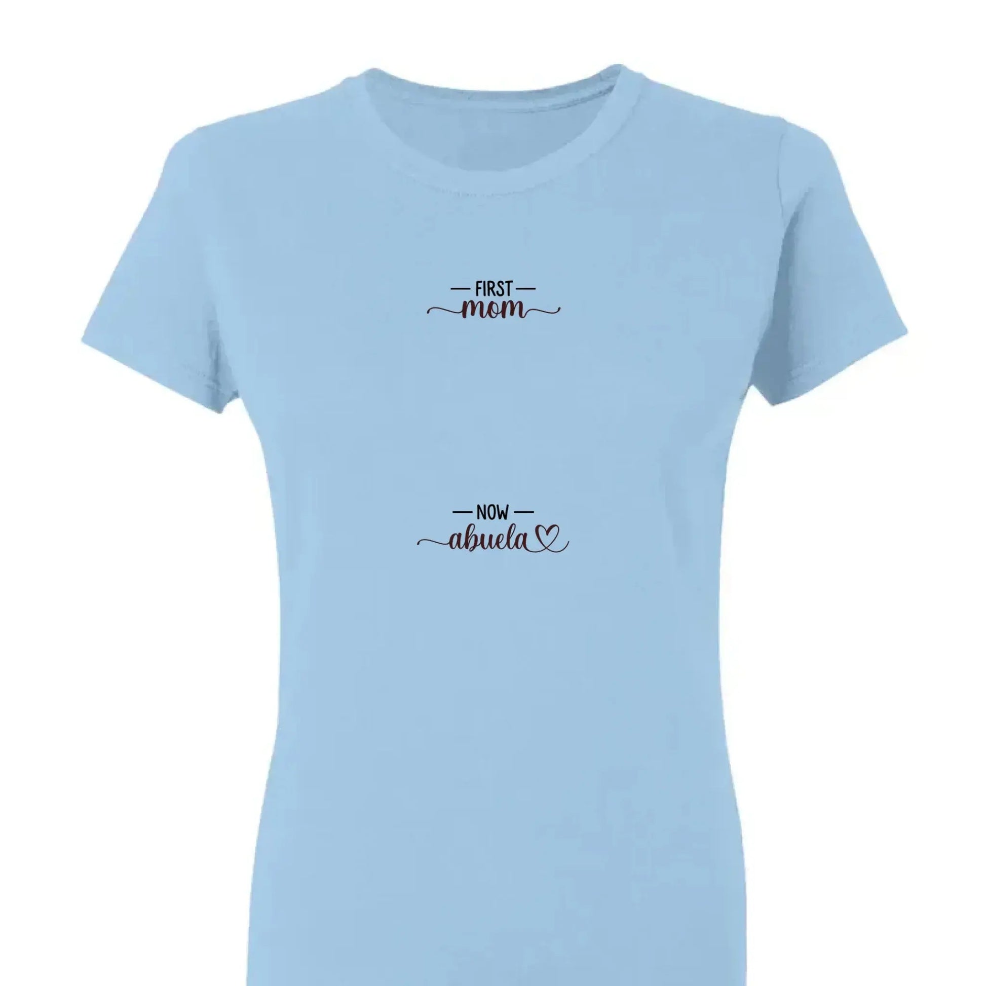 First Mom Now Grandma – Personalized Custom Shirt, Thoughtful Gift for Moms Turned Grandmas  Ezcustomize