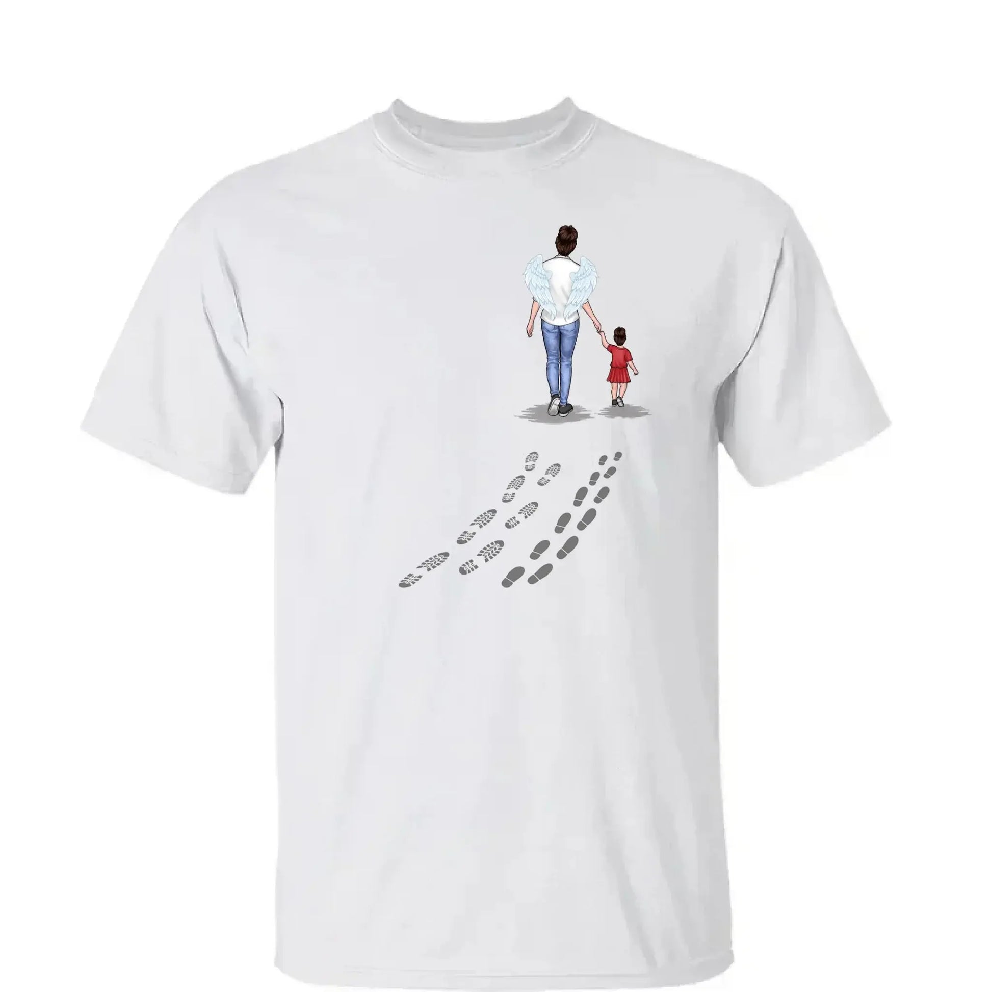 Following In Your Footsteps With Love – Personalized T-Shirt/Hoodie for Mom or Grandma, Custom Mother’s Day Gift from Family  Ezcustomize