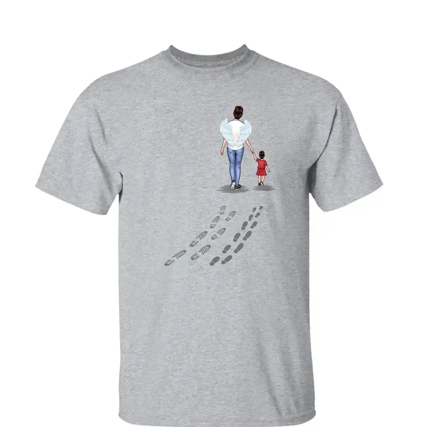 Following In Your Footsteps With Love – Personalized T-Shirt/Hoodie for Mom or Grandma, Custom Mother’s Day Gift from Family  Ezcustomize