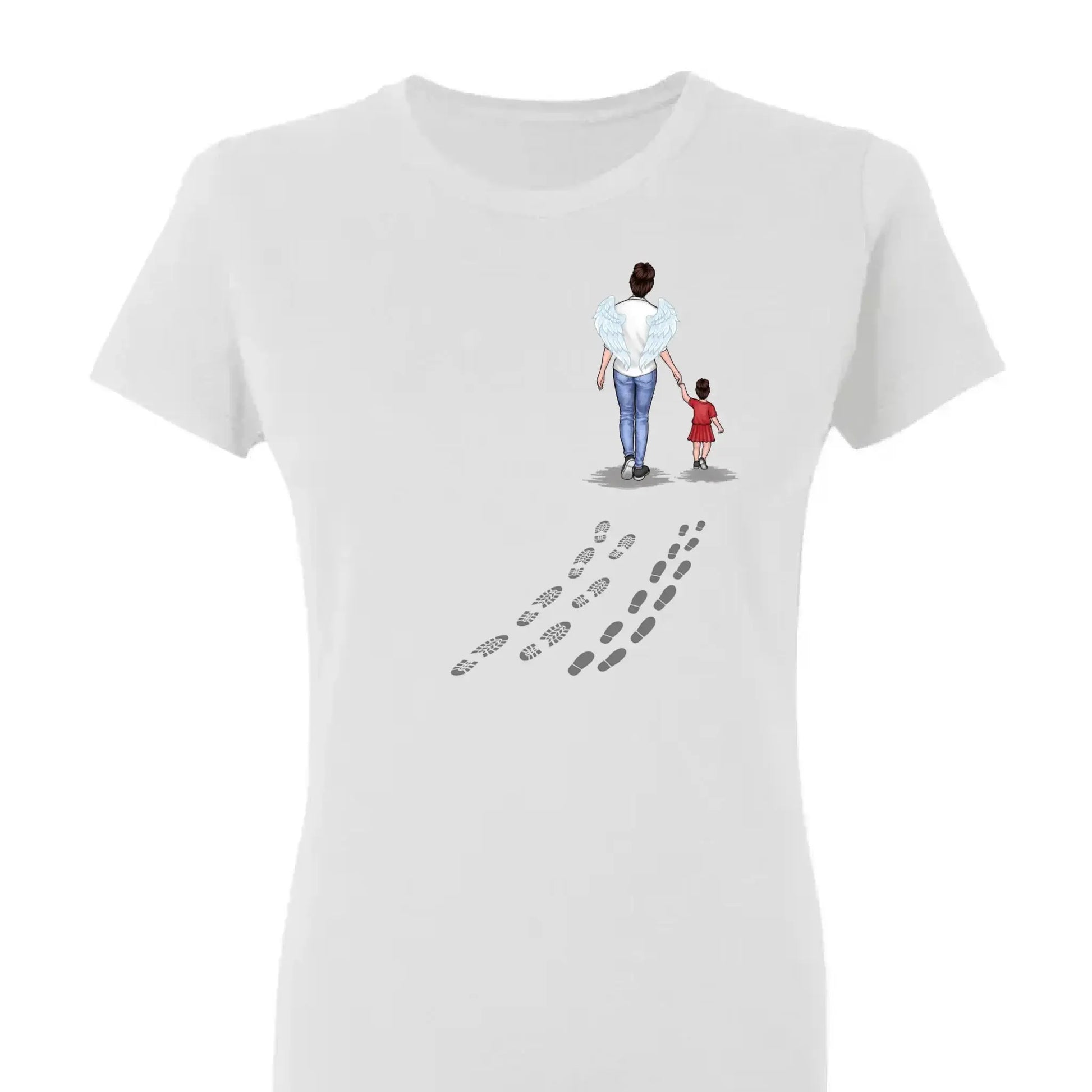 Following In Your Footsteps With Love – Personalized T-Shirt/Hoodie for Mom or Grandma, Custom Mother’s Day Gift from Family  Ezcustomize
