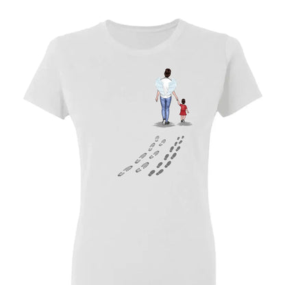 Following In Your Footsteps With Love – Personalized T-Shirt/Hoodie for Mom or Grandma, Custom Mother’s Day Gift from Family  Ezcustomize