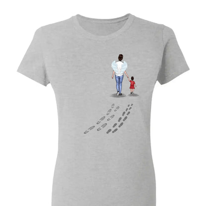 Following In Your Footsteps With Love – Personalized T-Shirt/Hoodie for Mom or Grandma, Custom Mother’s Day Gift from Family  Ezcustomize