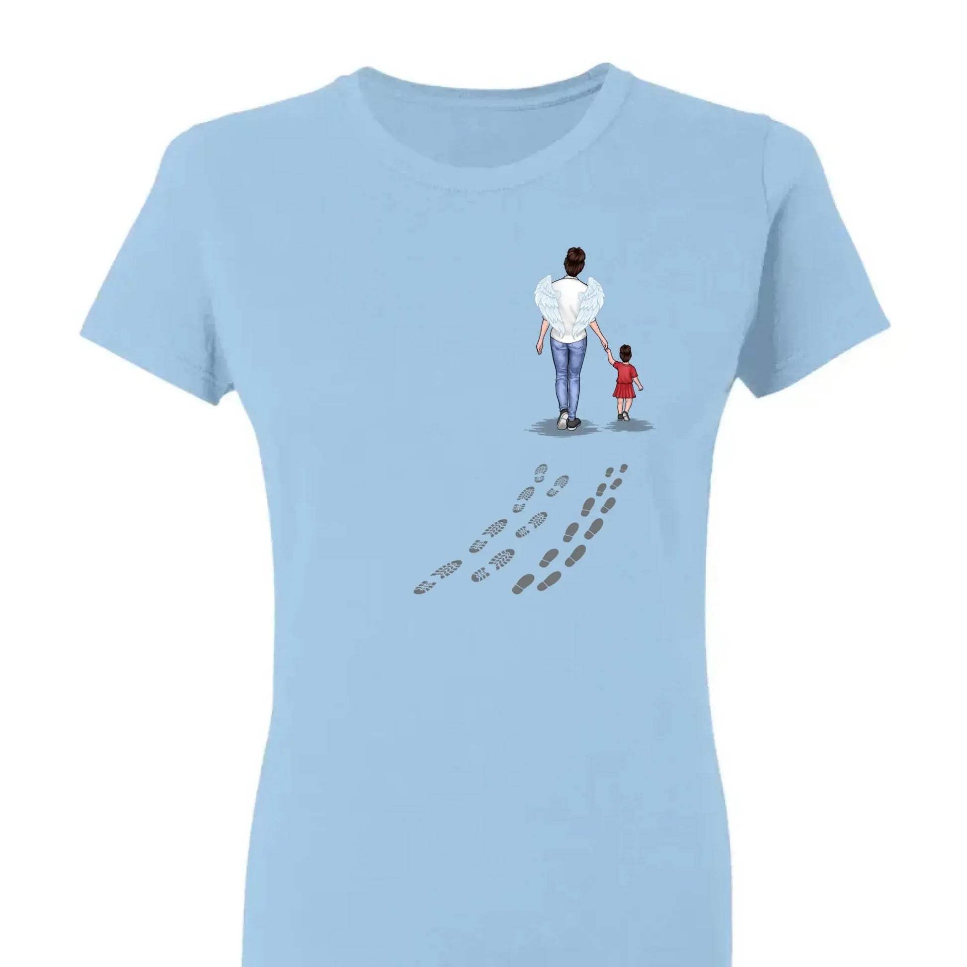 Following In Your Footsteps With Love – Personalized T-Shirt/Hoodie for Mom or Grandma, Custom Mother’s Day Gift from Family  Ezcustomize