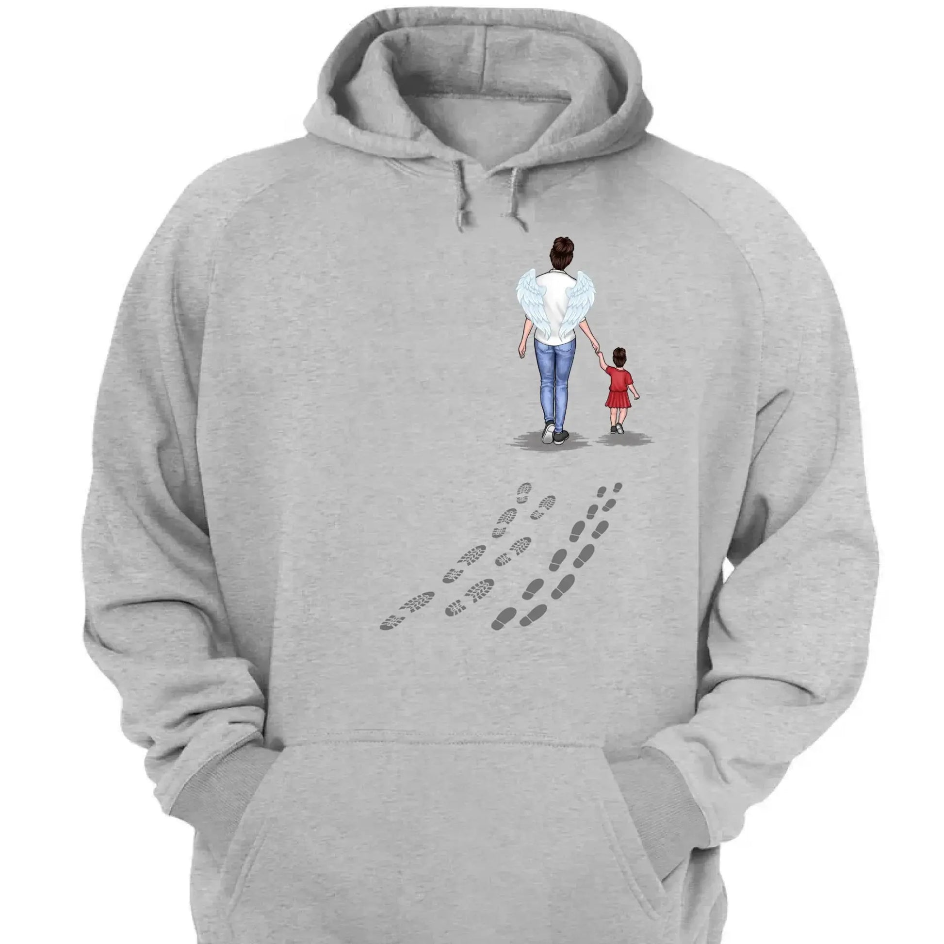 Following In Your Footsteps With Love – Personalized T-Shirt/Hoodie for Mom or Grandma, Custom Mother’s Day Gift from Family  Ezcustomize