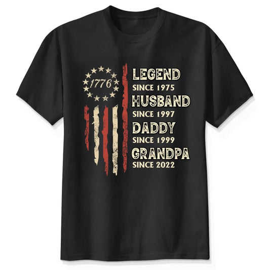 Forever Awesome – Personalized Shirt – Funny Birthday & Father’s Day Gift for Dad, Grandpa or Husband  Ezcustomize