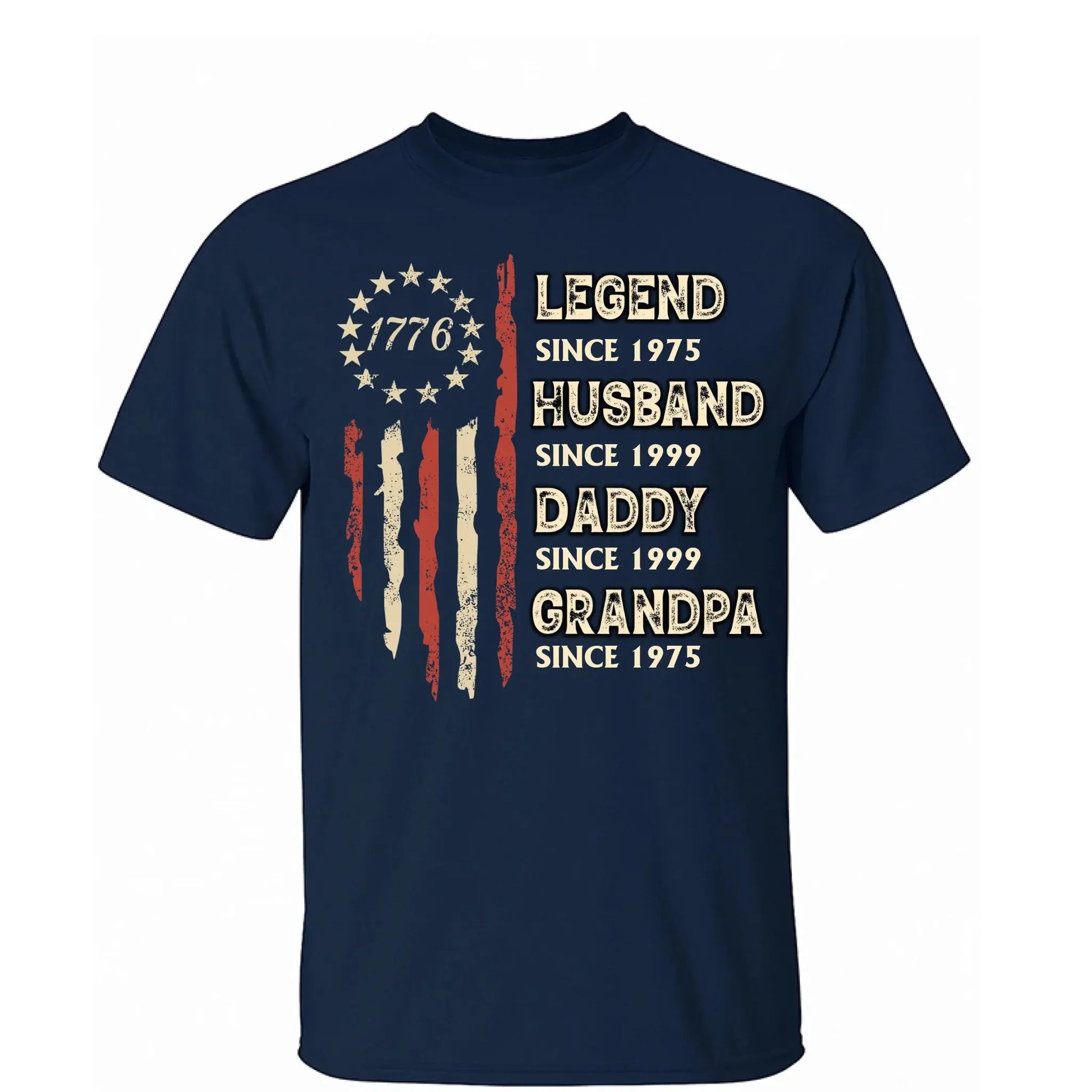 Forever Awesome – Personalized Shirt – Funny Birthday & Father’s Day Gift for Dad, Grandpa or Husband  Ezcustomize