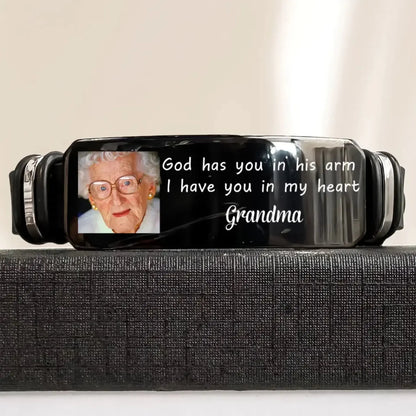 Forever In My Heart - Custom Bracelet - Sympathy Gift  Ezcustomize