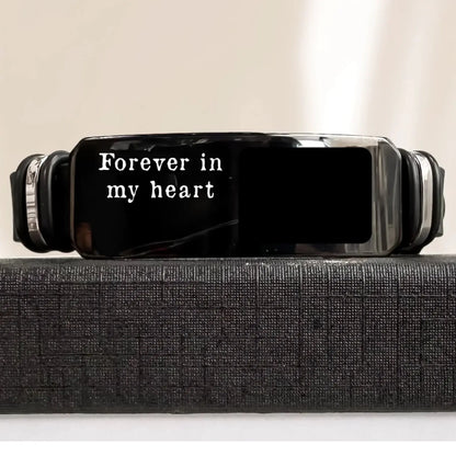 Forever In My Heart - Custom Bracelet - Sympathy Gift  Ezcustomize