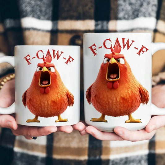 Funny Mug - Humorous Crow F-Caw-F - For Coworkers, Friends - Personalized Mug  Ezcustomize