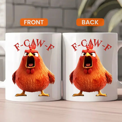 Funny Mug - Humorous Crow F-Caw-F - For Coworkers, Friends - Personalized Mug  Ezcustomize