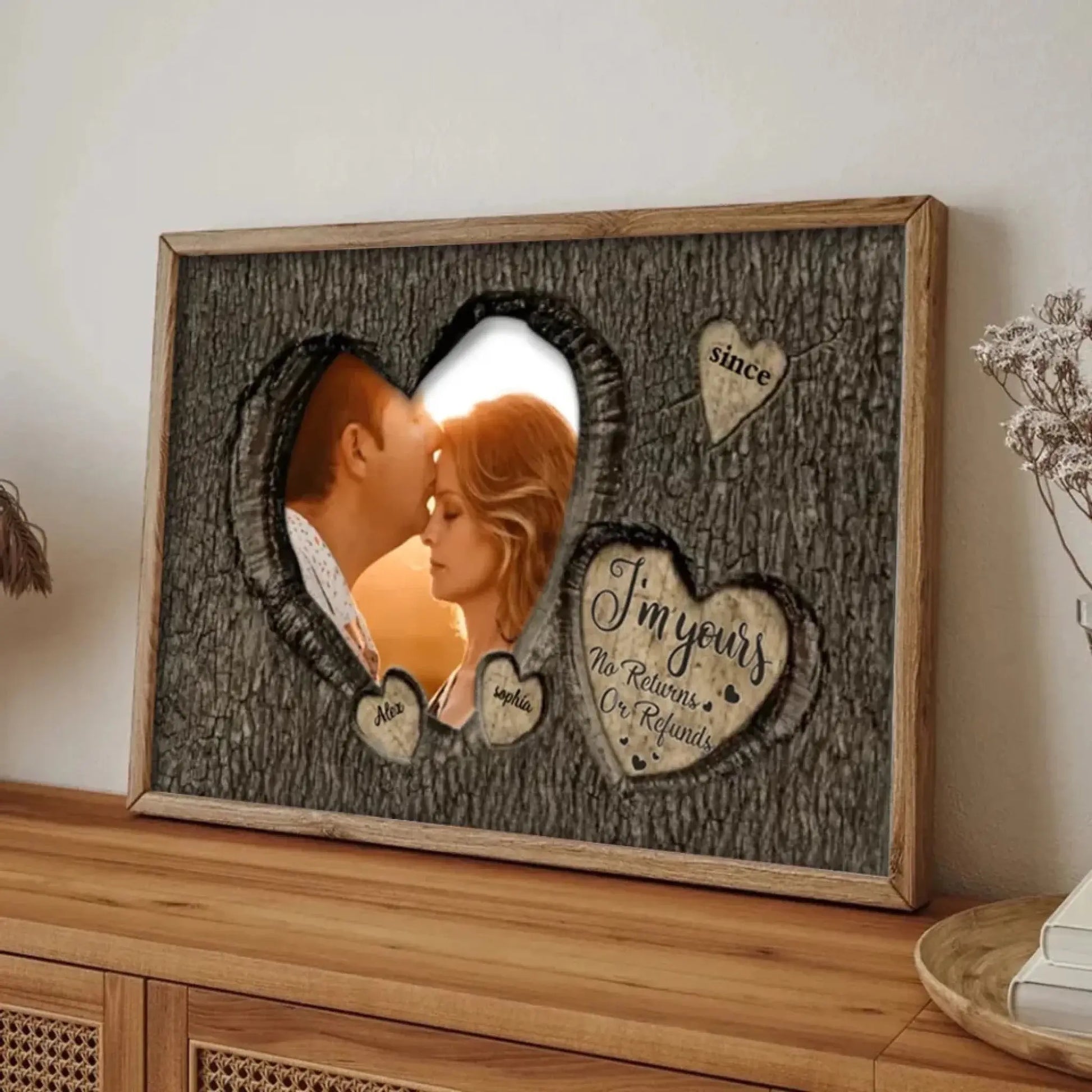 God Knew My Heart Needed You Couples – Personalized Photo Poster/Canvas – Romantic Gift for Husband, Wife, or Anniversary  Ezcustomize