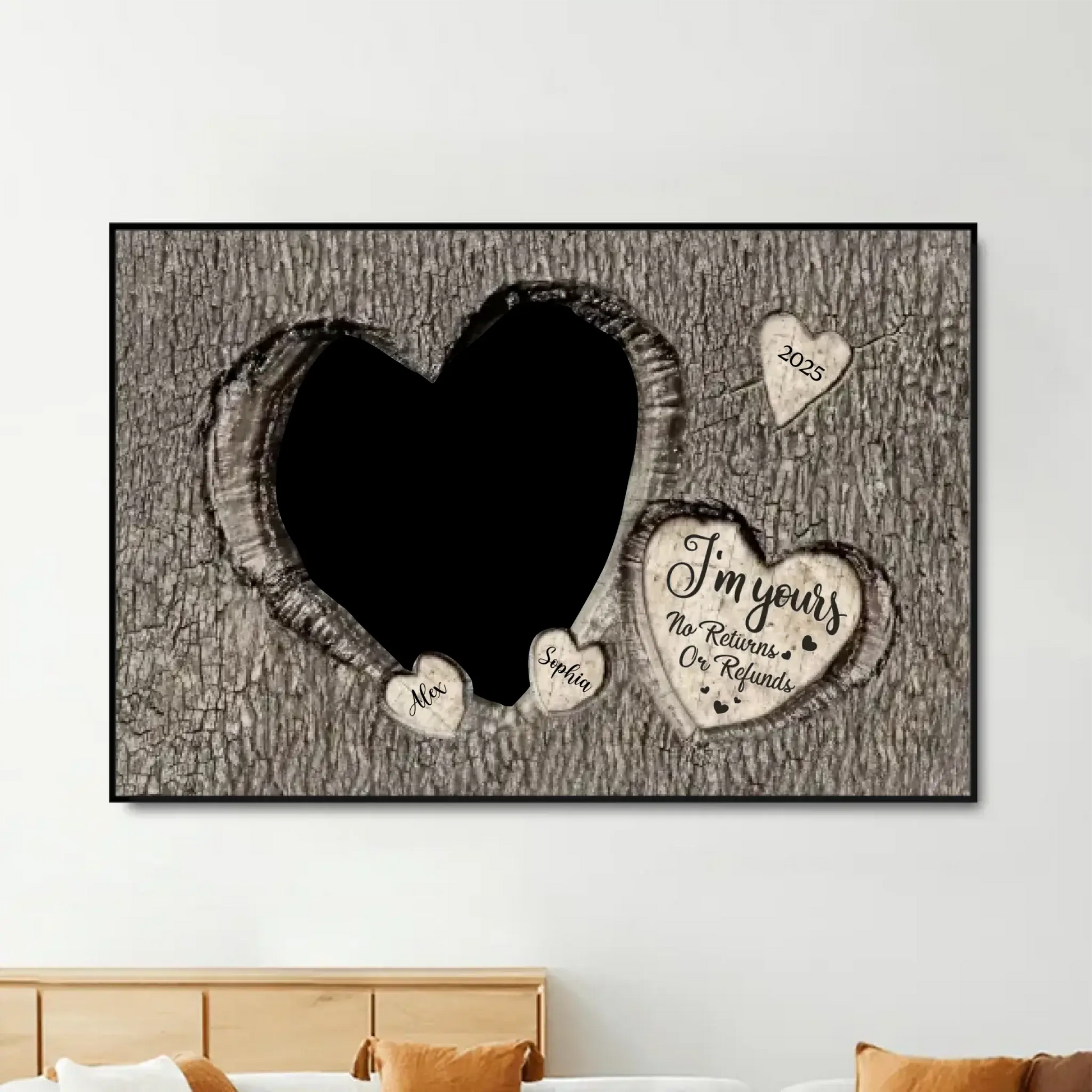 God Knew My Heart Needed You Couples – Personalized Photo Poster/Canvas – Romantic Gift for Husband, Wife, or Anniversary  Ezcustomize