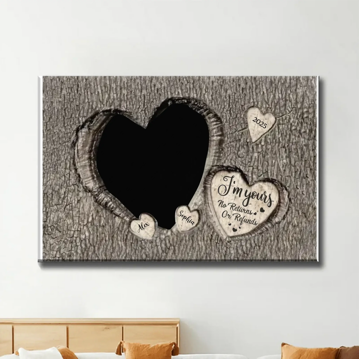 God Knew My Heart Needed You Couples – Personalized Photo Poster/Canvas – Romantic Gift for Husband, Wife, or Anniversary  Ezcustomize