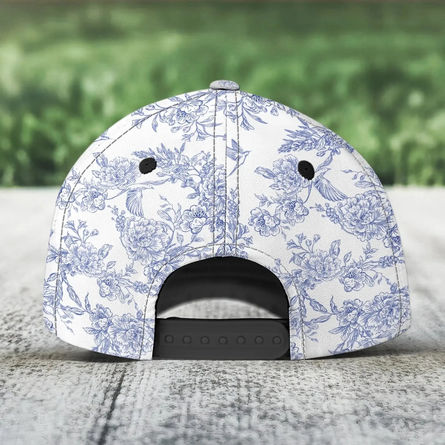 God Says I Am – Personalized Classic Cap with Name in Bible Verse Toile De Jouy Style – Christian Faith Gift for Men, Women & Loved Ones  Ezcustomize