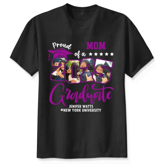 Graduation Proud – Personalized T-Shirt, Custom Gift for Family Members Celebrating Their Graduate  Ezcustomize