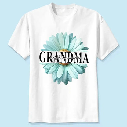 Grandma Daisy Flower Shirt – Personalized T-Shirt – Custom Mother’s Day Gift for Mom or Grandma from Kids  Ezcustomize