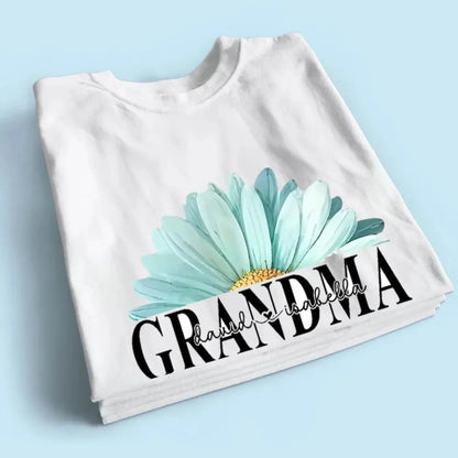 Grandma Daisy Flower Shirt – Personalized T-Shirt – Custom Mother’s Day Gift for Mom or Grandma from Kids  Ezcustomize