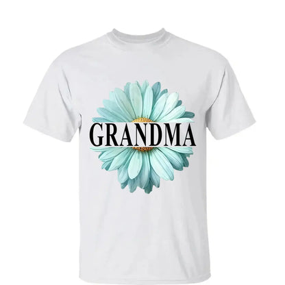 Grandma Daisy Flower Shirt – Personalized T-Shirt – Custom Mother’s Day Gift for Mom or Grandma from Kids  Ezcustomize