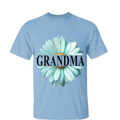 Grandma Daisy Flower Shirt – Personalized T-Shirt – Custom Mother’s Day Gift for Mom or Grandma from Kids  Ezcustomize