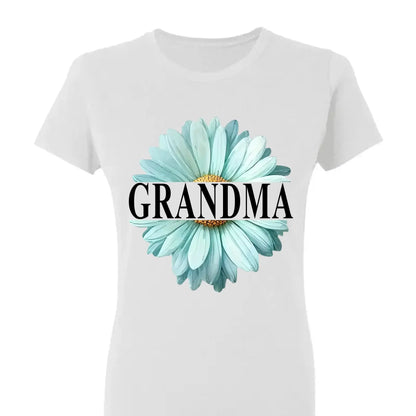 Grandma Daisy Flower Shirt – Personalized T-Shirt – Custom Mother’s Day Gift for Mom or Grandma from Kids  Ezcustomize