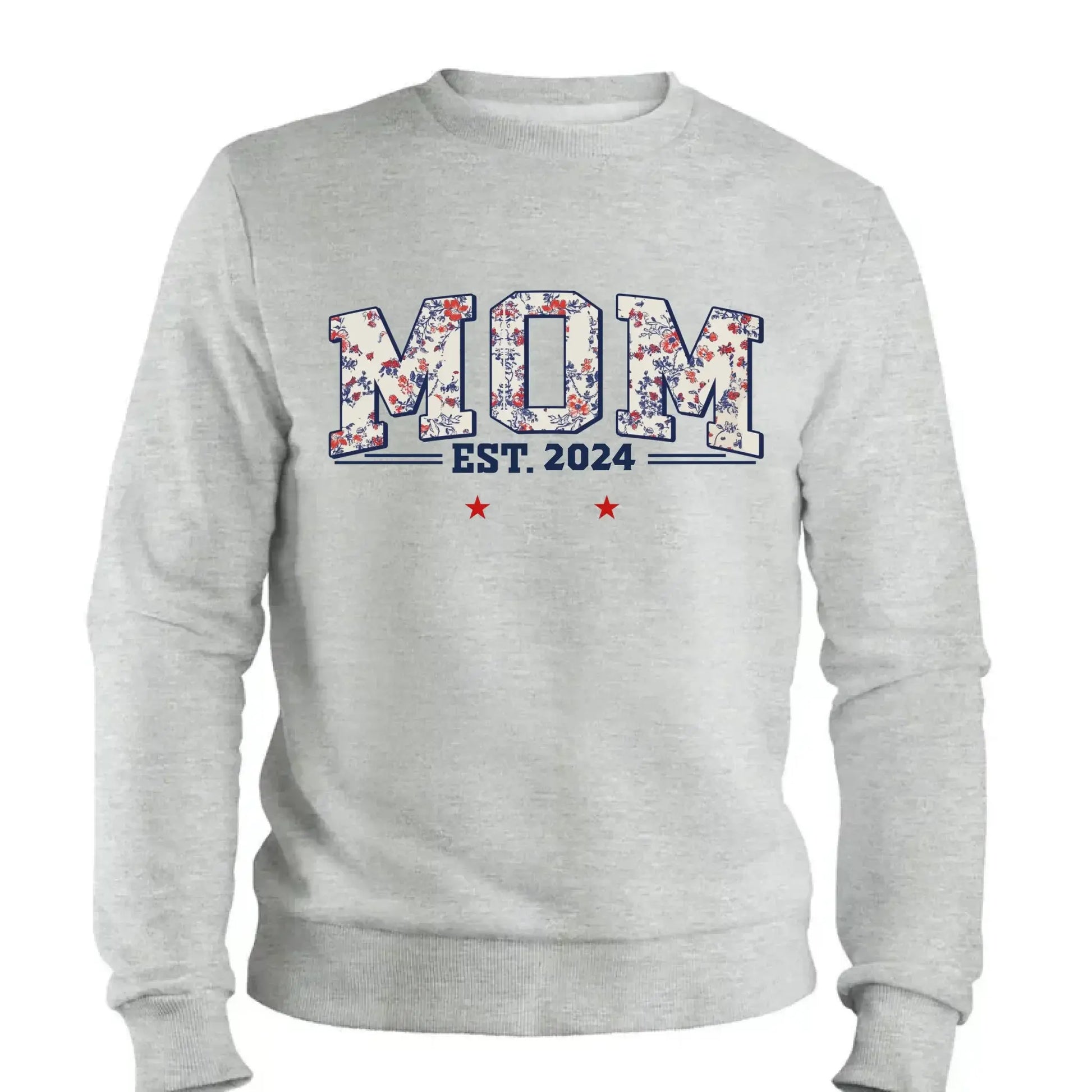 Grandma Est. Shirt – Personalized Floral Patriotic T-Shirt with Grandkids’ Names, 4th of July Gift for Nana, Mimi, Mom, Grandma  Ezcustomize