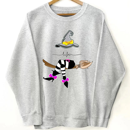 Grandma Life Witch Halloween Design – Personalized Sweatshirt with Kids’ Names – Fun Spooky Gift for Grandma, Nana or Mimi  Ezcustomize