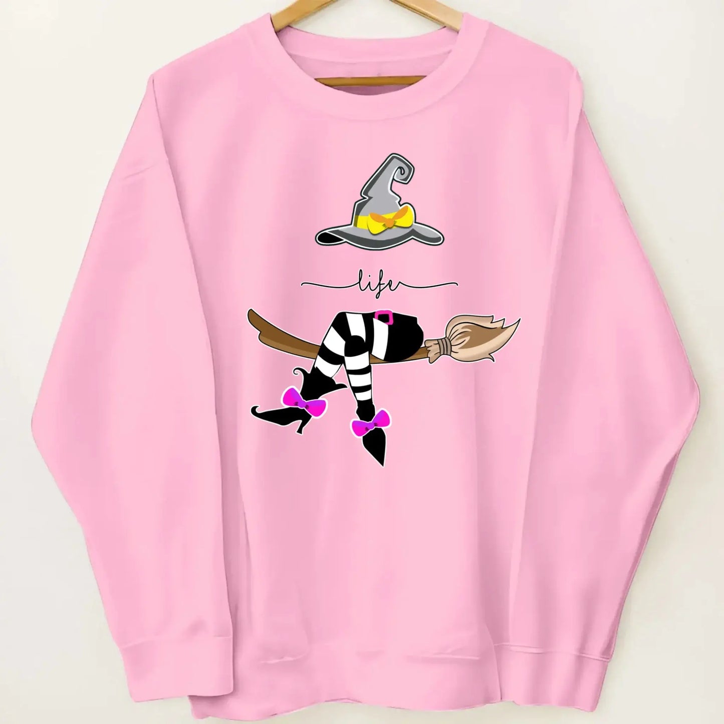 Grandma Life Witch Halloween Design – Personalized Sweatshirt with Kids’ Names – Fun Spooky Gift for Grandma, Nana or Mimi  Ezcustomize
