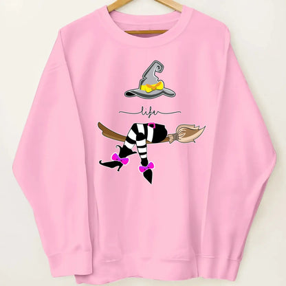 Grandma Life Witch Halloween Design – Personalized Sweatshirt with Kids’ Names – Fun Spooky Gift for Grandma, Nana or Mimi  Ezcustomize